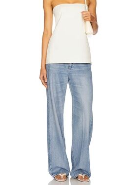 NWT Citizens of Humanity Ayla Polish Trouser Jeans in Chalice Size 28 Wide Leg